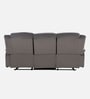 Norton Velvet 3 Seater Manual Recliner In Grey Colour