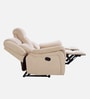 Norton Velvet 3 Seater Manual Recliner with console in Beige Colour