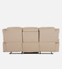 Norton Velvet 3 Seater Manual Recliner with console in Beige Colour
