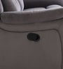 Norton Velvet 3 Seater Manual Recliner with console in Grey Colour