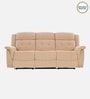 Norton Velvet 3 Seater Motorised Recliner In Beige Colour With Charging Port