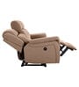 Norton Velvet 3 Seater Motorised Recliner In Brown Colour With Charging Port