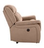 Norton Velvet 3 Seater Motorised Recliner In Brown Colour With Charging Port