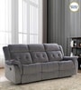 Norton Velvet 3 Seater Motorised Recliner In Grey Colour With Charging Port