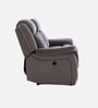 Norton Velvet 3 Seater Motorized Recliner with console in Grey Colour