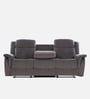 Norton Velvet 3 Seater Motorized Recliner with console in Grey Colour