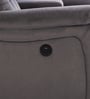 Norton Velvet 3 Seater Motorized Recliner with console in Grey Colour