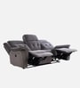 Norton Velvet 3 Seater Motorized Recliner with console in Grey Colour