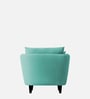 Norway Velvet 1 Seater Sofa in Barmuda Aqua Colour