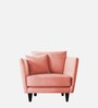 Norway Velvet 1 Seater Sofa in Blush Pink Colour