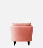 Norway Velvet 1 Seater Sofa in Blush Pink Colour