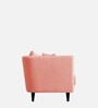 Norway Velvet 1 Seater Sofa in Blush Pink Colour