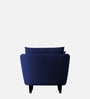 Norway Velvet 1 Seater Sofa in Indigo Blue Colour