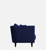 Norway Velvet 1 Seater Sofa in Indigo Blue Colour