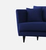Norway Velvet 1 Seater Sofa in Indigo Blue Colour