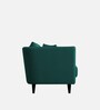 Norway Velvet 1 Seater Sofa in Arabian Green Colour