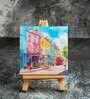 Notting Hill Scene Mini Canvas Frame