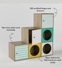 Noughts & Dots Step Storage Cabinet In Oak Colour