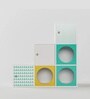 Noughts & Dots Step Storage Cabinet In White Colour