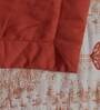 Red Traditional 300 TC Cotton (Set of 8) Double Bed Bedding Sets