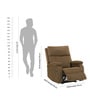 Nova 1 Seater Recliner In Brown Colour