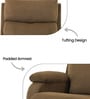 Nova 1 Seater Recliner In Brown Colour