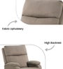 Nova 1 Seater Recliner In Grey Colour