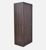 Nova 2 Door Wardrobe in Brown Finish