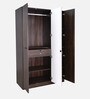 Nova 3 Door Wardrobe in Brown And White Finish