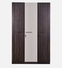 Nova 3 Door Wardrobe in Brown And White Finish