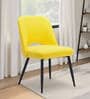 Nova Boucle Dining Chair In Yellow Colour
