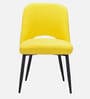 Nova Boucle Dining Chair In Yellow Colour