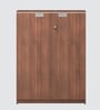 Nova 2 Door File Cabinet In Walnut Finish With Lock