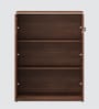Nova 2 Door File Cabinet In Walnut Finish With Lock