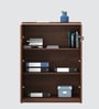 Nova 2 Door File Cabinet In Walnut Finish With Lock