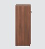 Nova 2 Door File Cabinet In Walnut Finish With Lock