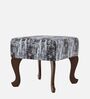 Nova Fabric Seating Stoole Black & White Finish