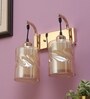 Nova Gold & Mild Steel Wall Light