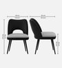 Nova Halo Dining Chair In Dark Grey Colour Nova Halo Dining Chair In Dark Grey Colour