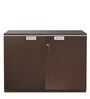 Nova Low Height Storage File Cabinet in Vermont Wenge Colour