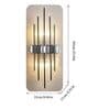 Nova Luxe Crystal Wall Light   Modern Art Deco Design