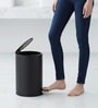Black Metal Nova Trash Bin 3 Ltr