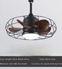 Nova Smart Fan Black Metal + Glass , Google & Alexa Remote & App Control