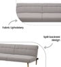 Nova Sofa Cum Bed In Grey Colour