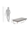 Nova Sofa Cum Bed In Grey Colour