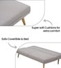 Nova Sofa Cum Bed In Grey Colour