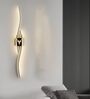 Nova Wave Wall Light Black Accent Tri-Color LED Modern Decorative Wall Lamp for Living Room Bedroom