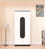 Novaarc 2 Door Wardrobe In Black & White Finish