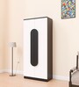 Novaarc 2 Door Wardrobe In Black & White Finish