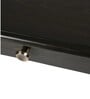 Novan Solid Wood Bedside Table In Black Finish
